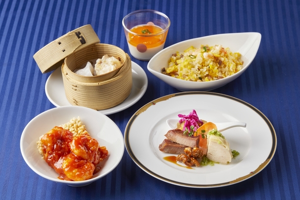 【本格中国料理】5感で楽しむ5品目のメニューの中華夕食＆朝食付きプラン